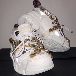 GUCCI Flashtrek Removable Crystal Sneakers